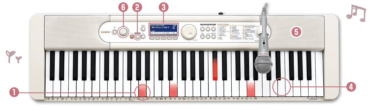 カシオ 楽らくキーボード LK-526（ヘッドホン付き）: ココチモ